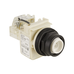 9001SKT35 – Push-to-test pilot light head, Harmony 9001SK, plastic, without cap, 30mm, 24-28V