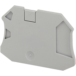 NSYTRAC23 – Cover plate, Linergy TR, 3 points, 2.2mm width, for screw terminals NSYTRAC23, grey, Set of 50