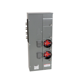 EZMR312225 – Branch unit, EZ Meter-Pak, 225A, 2 x 5 sockets, 208Y/120VAC, no bypass, ringless, 800A Al busbar