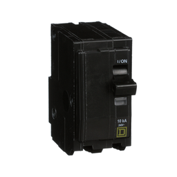 QO240H – Mini circuit breaker, QO, 40A, 2 pole, 120/240VAC, 10kA, plug in