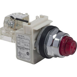 9001KR24RH6 – Push button, Harmony 9001K, metal, mushroom 35mm, red, 30mm, spring return, 1 NC
