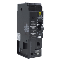 EGB14030EPDBA – Mini circuit breaker, E-Frame, 30A, 1 pole, 277VAC, 65kA max, bolt on, 30mA ground fault protection, alarm switch