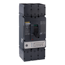 LJL36400U44X – Circuit breaker, PowerPacT L, 400A, 3 pole, 600VAC, 25kA, lugs, MicroLogic 6.3A, 80%