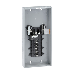 QO327M100 – Load center, QO, 3 phase, 27 spaces, 27 circuits, 100A convertible main breaker, NEMA1