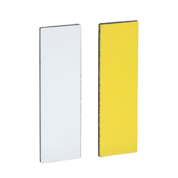 ZBY0102 – Blank legend, Harmony XB4, Harmony XB5, white yellow, 8x27mm, for holder 30x40mm, unmarked