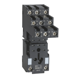 Square D RXZE2S111M 250 Volt 10 Amp 35 mm Din Rail/Panel Mount Box Lug Connector Terminal Relay Socket