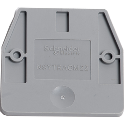NSYTRACM22 – Cover plate, Linergy TR, 1mm width, for mini screw terminals NSYTRV-2M, , grey, Set of 50