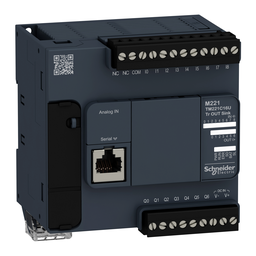 TM221C16U – Logic controller, Modicon M221, 16io tr.npn
