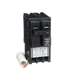 HOM230EPD – Mini circuit breaker, Homeline, 30A, 2 pole, 120/240VAC, 10kA AIR, ground fault class B, plug in, UL