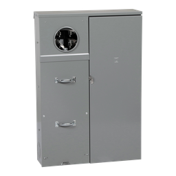 SU3040D400CN – All in one, Homeline, CSED, ringed socket, 400A, surface/semi mount, 30 spaces, 40 circuits, 25kA SCCR, no bypass