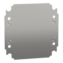 NSYMM22 – Plain mounting plate H200xW200mm made of galvanised sheet steel