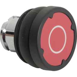 ZB4BC48021 – Head for push button, Harmony XB4, push button harsh environment, red, with white marking O