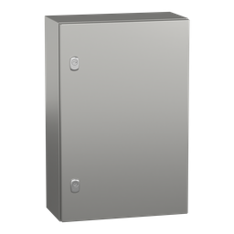 NSYS3X6420H – Wall mounted enclosure, PanelSeT S3X, stainless steel 316L, plain door, 600x400x200mm, IP66