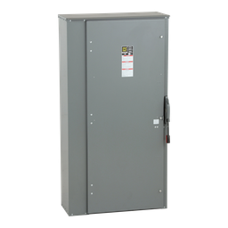 H227NR – Safety switch, heavy duty, fusible, 800A, 3 wire, 2 pole, 1 neutral, 50hp, 240VAC/250VDC, NEMA 3R