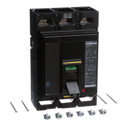 MGL36400 – Circuit breaker, PowerPacT M, 400A, 3 pole, 600VAC, 18kA, lugs, ET 1.0, 80%, ABC