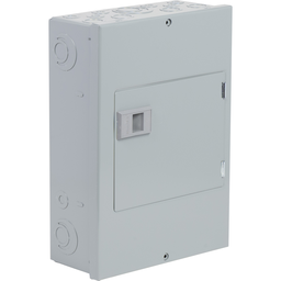 QO612L100DSCU – Load center, QO, 1 phase, 6 spaces, 12 circuits, 100A fixed main lugs, NEMA1, door surface cover, Cu bus