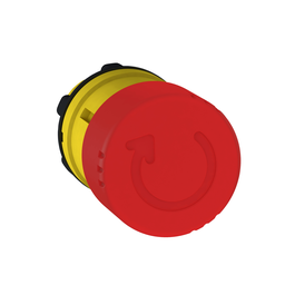 ZB5AS834 – Emergency stop head, Harmony XB5, switching off, plastic, red mushroom 30mm, 22mm, trigger latching turn to release