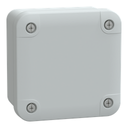 NSYTBS885 – ABS box IP66 IK07 RAL7035 Int.H80W80D65 Ext.H89W89D51 Opaque cover H10