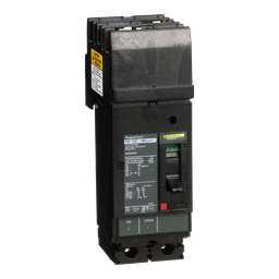 HDA261001 – Circuit breaker, PowerPacT H, 100A, 2 pole, 600VAC, 14kA, I-Line, thermal magnetic, 80%, AB