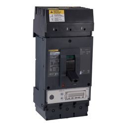 LLA36400U44X – Circuit breaker, PowerPacT L, 400A, 3 pole, 600VAC, 50kA, I-Line, MicroLogic 6.3A, 80%, ABC