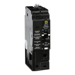 EDB14040EPD – Mini circuit breaker, E-Frame, 40A, 1 pole, 277VAC, 25kA max, bolt on, 30mA ground fault protection