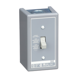 2510FG2 – Manual Starter, fractional horsepower, 16A, 2 poles, 1 HP at 277 VAC, toggle operated, no indicator, NEMA 1 enclosure
