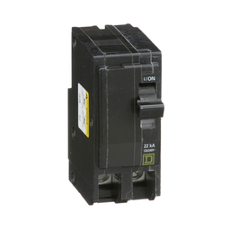 QO225VH – Mini circuit breaker, QO, 25A, 2 pole, 120/240VAC, 22kA, plug in