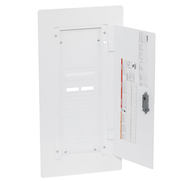 QOCMF30UCW – Replacement cover, QO, for 30 space load center, mono flat, combination flush and surface, white