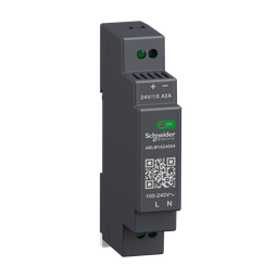 ABLM1A24004 – Regulated Power Supply, 100 to 240V AC, 24V, 0.4A, single phase, Modular