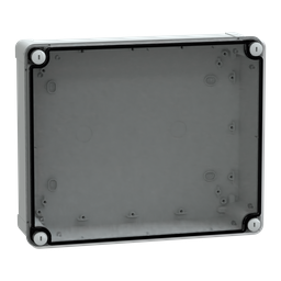 NSYTBP29248T – PC box IP66 IK08 RAL7035 Int.H275W225D80 Ext.H291W241D88 Transp.cover H20