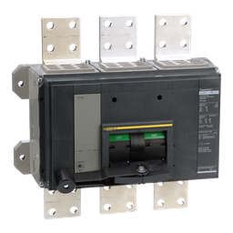 RGF36160 – Circuit breaker, PowerPacT R, 1600A, 3 pole, 600VAC, 18kA, busbar, ET 1.0I, 80%