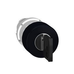 ZB4BS72 – Head for non illuminated push button, Harmony XB4, XB5, black 30mm mushroom pushbutton 22mm latching key release