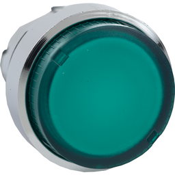 ZB4BW13 – head for illuminated push button, Harmony XB4, green projecting pushbutton 22mm spring return BA9s bulb
