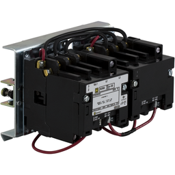 8702SBO4V02S – NEMA Contactor, Type S, reversing, horizontal, Size 0, 18A, 5HP at 575VAC, 3 phase, up to 100kA, 3 pole, 120VAC coil, open style