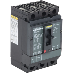 HGL36040 – Circuit breaker, PowerPacT H, 40A, 3 pole, 600VAC, 18kA, lugs, thermal magnetic, 80%
