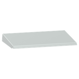 NSYSCMX10030 – Stainless canopy 304L for Spacial SM, Scotch Brite® finish, for enclosures W1000xD300 mm