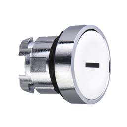 ZB4BA131 – Head for non illuminated push button, Harmony XB4, metal, white flush, 22mm, spring return, black marked I