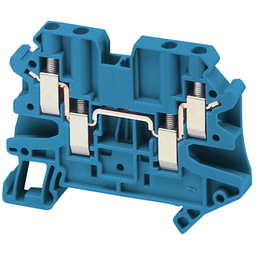 NSYTRV44BL – Terminal block, Linergy TR, blue, 4mm2, passthrough, 4 points, set of 10