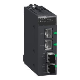 BMXNRP0200C – fiber converter, Modicon X80, MM/LC 2CH 100Mb, for severe environment