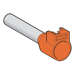 DZ5CA042 – Cable end, Linergy TR cable ends, Single conductor, orange, 4mmÂ², medium size, markable, 10 sets of 100