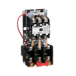 8911DPSO43V02 – NEMA starter, Definite Purpose, 40A, 25HP at 600VAC, 3 phase, 3 pole, melting alloy, 120VAC coil, open