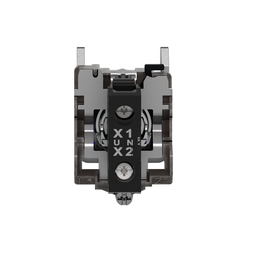 XB4BVB6 – Pilot light, Harmony XB4,metal, blue, 22mm, universal LED, plain lens, 24V AC DC