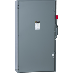 CH325N – Safety switch, heavy duty, fusible, 400A, 240VAC, 250VDC, 3 poles, 125HP, NEMA 1, neutral