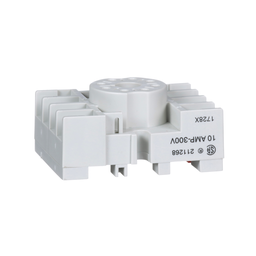 8501NR51 – Plug in relay, Type N, relay socket, 8 tubular pin, single tier, for 8501KP relays and 9050JCK timers
