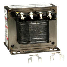 9070T75D2 – Transformer, Type T, industrial control, 75VA, 1 phase, 240x480V primary, 24V secondary, 55C rise