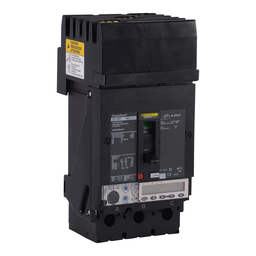 JDA36250U43X – Circuit breaker, PowerPacT J, 250A, 3 pole, 600VAC, 14kA, I-Line, Micrologic 5.2A, 80%, ABC