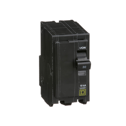 QO230CP – Mini circuit breaker, QO, 30A, 2 pole, 120/240VAC, 10kA, plug in, consumer pack