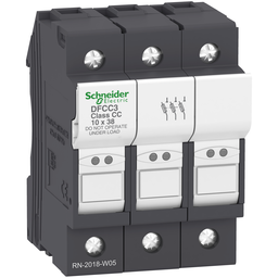 DFCC3 – Fuse carrier, TeSys DF, 3P, 30A, 600VAC, fuse class CC