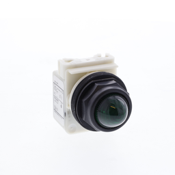 9001SKP1G9 – Pilot light, Harmony 9001SK, plastic, polycarbonate, domed, green, 30mm, 110-120V