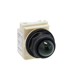 9001SKP35LGG9 – Pilot light, Harmony 9001SK, plastic, polycarbonate, domed, green, 30mm, LED green, 24-28V